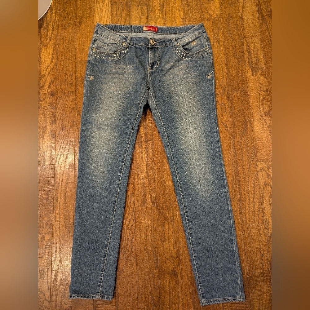 Y2K Apple Bottoms iconic Low Rise Jeans Women's 13/14 mint condition